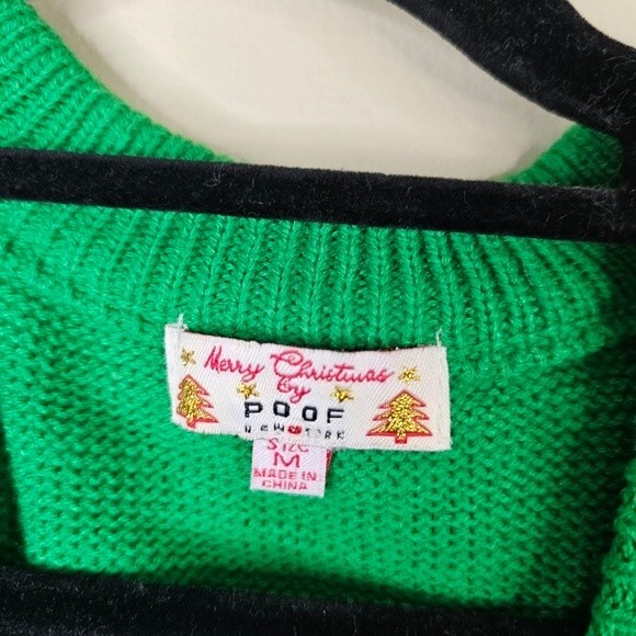 Merry Christmas by Poof gnome sweater vest size M - Picture 4 of 6